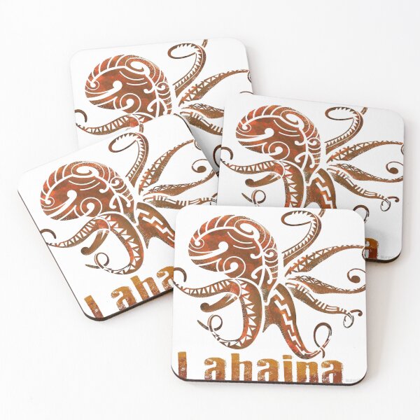 Item preview, Forever Maui  Lahaina Hawaii octopus lovers stickers designed and sold by STORMcorner.
