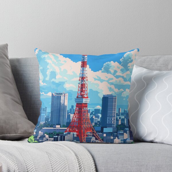 Item preview, Tokyo Tower Pixel Art  designed and sold by SaintCurio.