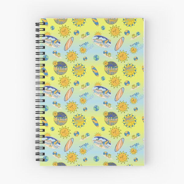 Item preview, It's Summer and it's time for fun in the Sun at the BEACH! Great Sunny Beach seamless Pattern Design with bright colors and background designed and sold by MichCortez9.
