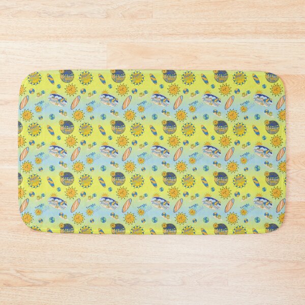 Item preview, It's Summer and it's time for fun in the Sun at the BEACH! Great Sunny Beach seamless Pattern Design with bright colors and background designed and sold by MichCortez9.