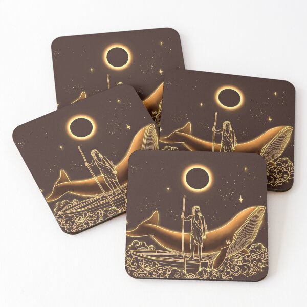 Item preview, Embrace the Unknown Illustration Journey with whale designed and sold by sierratruong.