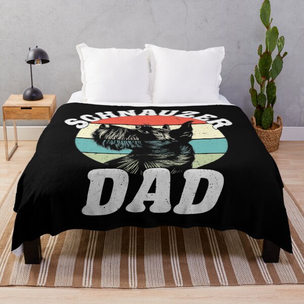 Item preview, Schnauzer Dad Dog Funny Father's Day retro vintage designed and sold by RayanPod.