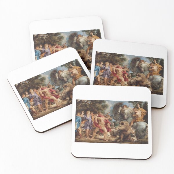 Item preview, The Calydonian Boar Hunt (1611–1612) Peter Paul Rubens designed and sold by TeeARTHY.