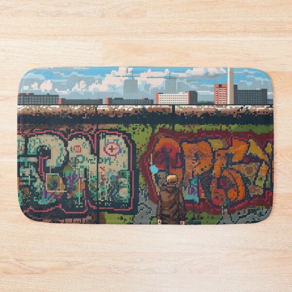 Item preview, Berlin Wall Pixel Art  designed and sold by SaintCurio.