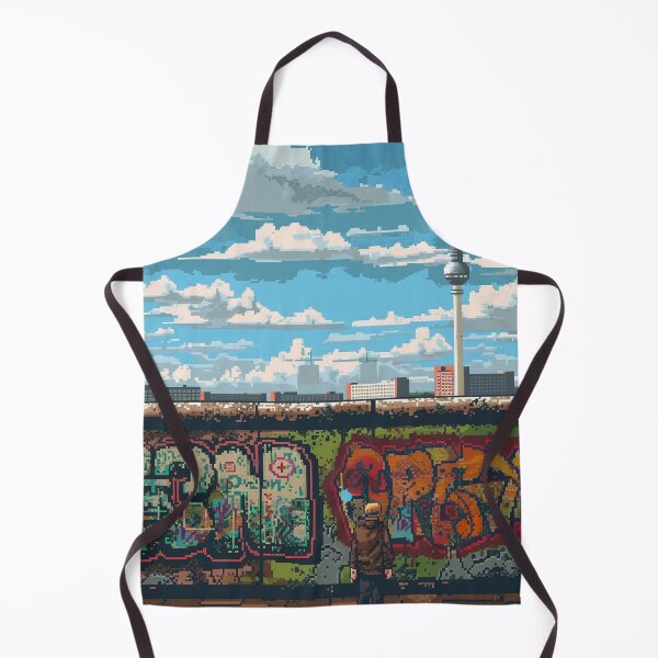Item preview, Berlin Wall Pixel Art designed and sold by SaintCurio.