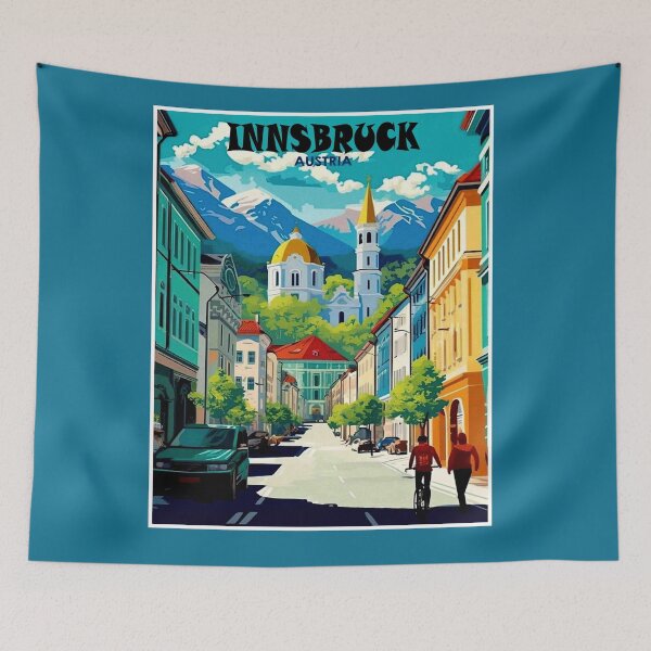 Item preview, Innsbruck Austria :Travel and Tourism Advertising Print designed and sold by posterbobs.