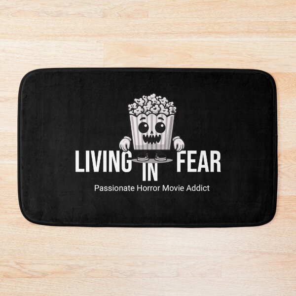 Item preview, Living in Fear - Passionate Horror Movie Addict Artwork by Egyape designed and sold by egyape ⭐⭐⭐⭐⭐.