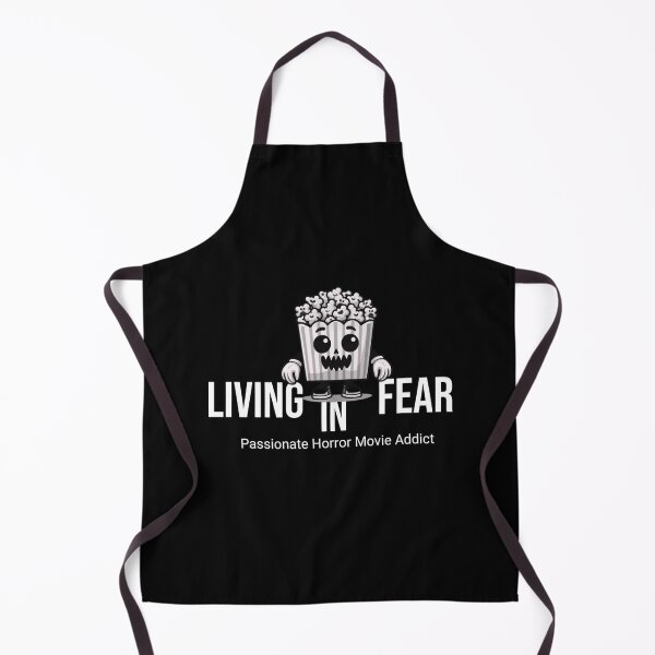 Item preview, Living in Fear - Passionate Horror Movie Addict Artwork by Egyape designed and sold by egyape ⭐⭐⭐⭐⭐.