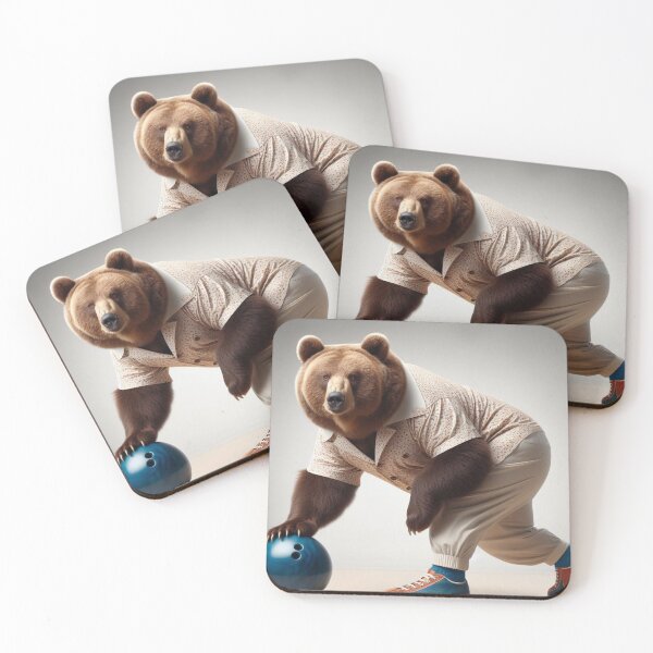 Item preview, Bowling Bear designed and sold by ThePepper603.