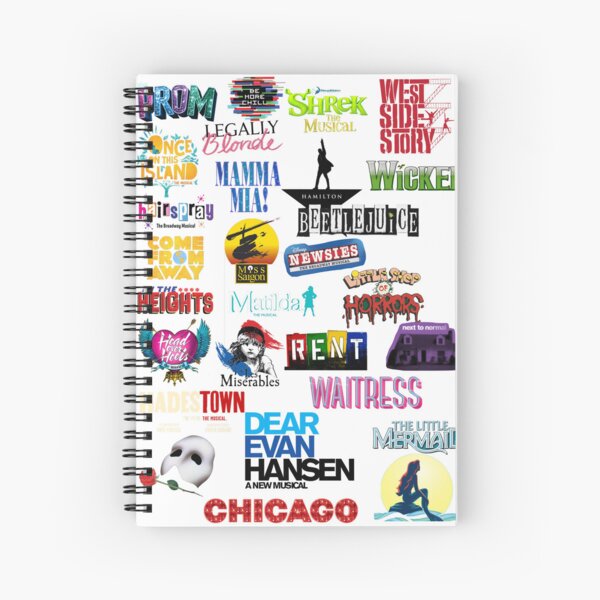 Item preview, Musical Theater Sticker Shirt Inspired by Broadway Shows designed and sold by Brooke’s Broadway Stickers.