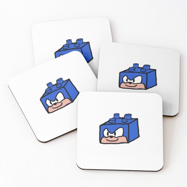 Item preview, Cube blue hedgehog designed and sold by SailorShark.