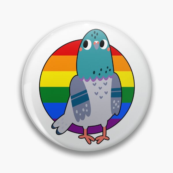Item preview, Pride Pigeon designed and sold by ashandnettle.