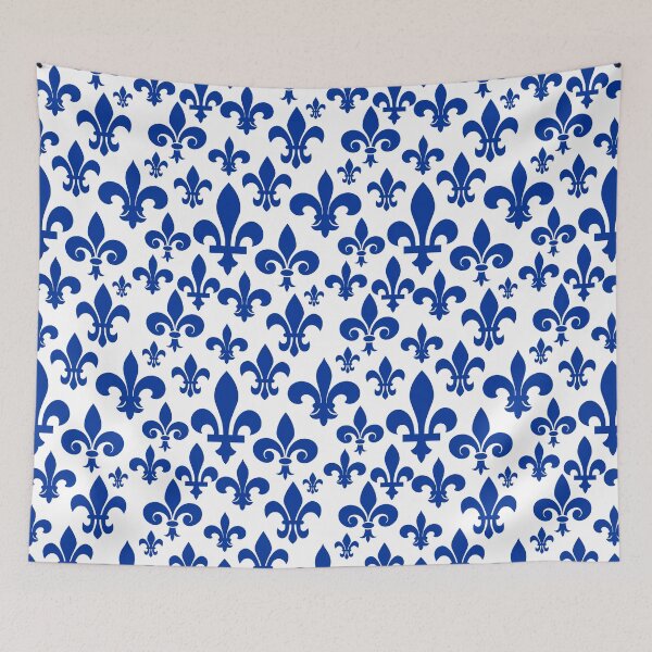 Item preview, Quebec fleur de lys bleue designed and sold by FatBirdie.