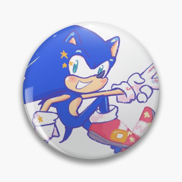 Item preview, Fast blue hedgehog designed and sold by SailorShark.