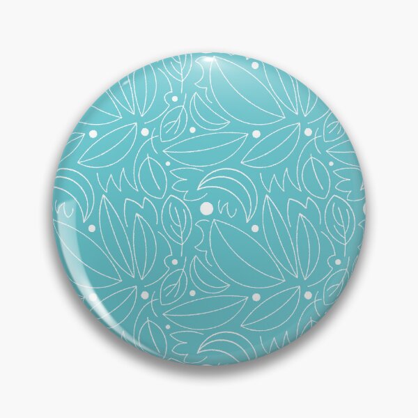 Item preview, Turquoise Leafy Dots designed and sold by Larify.