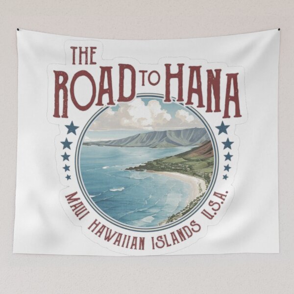 Item preview, The Great Road To Hana Maui Islands  t shirt designed and sold by STORMcorner.