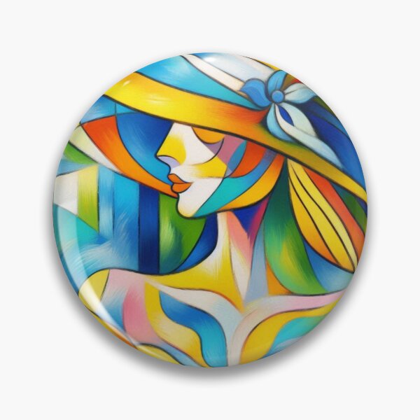 Item preview, Lady In Yellow Sundress And Hat Abstract  designed and sold by CL JOHNSON.