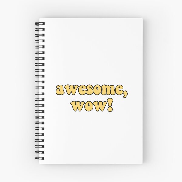 Item preview, cute hamilton musical "awesome wow" sticker designed and sold by Brooke’s Broadway Stickers.