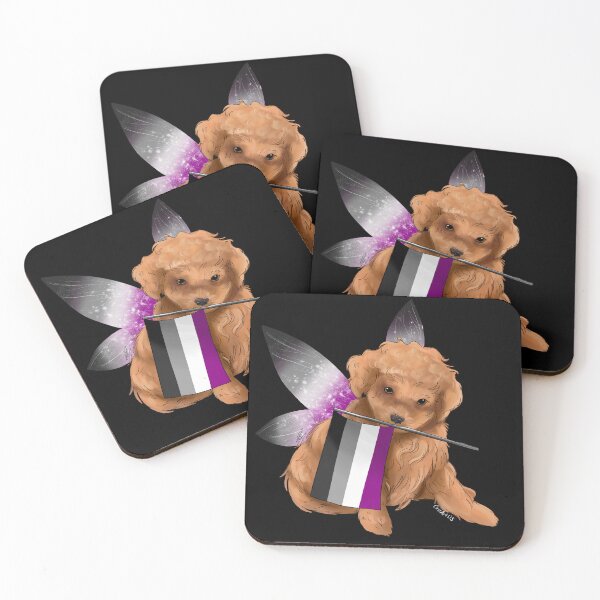 Item preview, Asexual Pride Poodle Fae Pup designed and sold by cassart03.