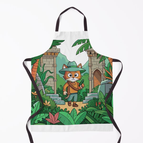 Item preview, Adventures of a Cat Explorer in the Dense Wilderness designed and sold by omerfdln34.