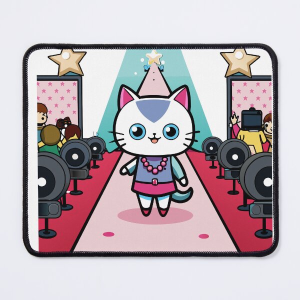 Item preview, Kawaii Cat Fashion Model Strutting designed and sold by omerfdln34.