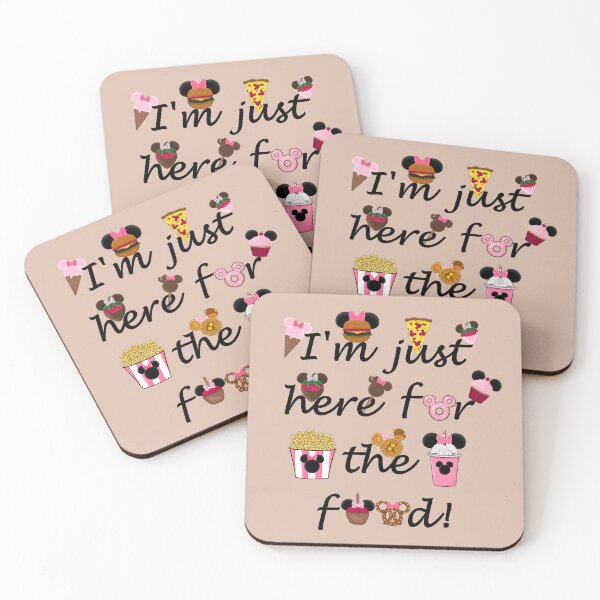 Item preview, I'm just here for the food (pink) designed and sold by amygoodman.