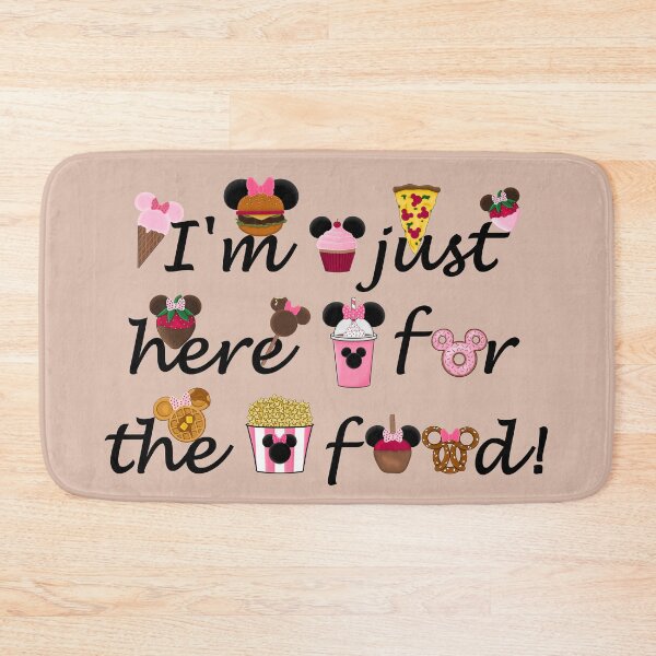Item preview, I'm just here for the food (pink) designed and sold by amygoodman.