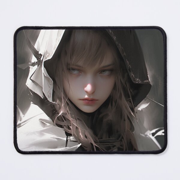 Item preview, Hooded Stealth Dark Fantasy Anime Girl designed and sold by bubblegoth.