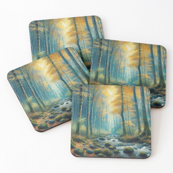 Item preview, Creek In A Maple Forest Home Cabin designed and sold by CL JOHNSON.