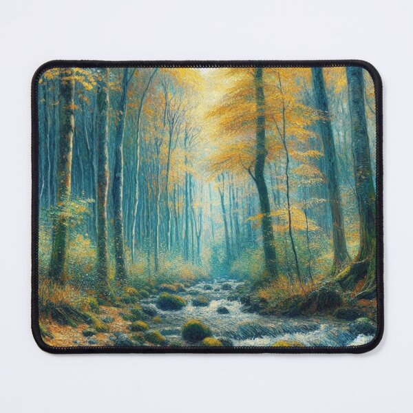 Item preview, Creek In A Maple Forest Home Cabin designed and sold by CL JOHNSON.