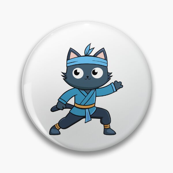 Item preview, Kitty Ninja Masters Martial Arts in Tranquil Surroundings designed and sold by omerfdln34.
