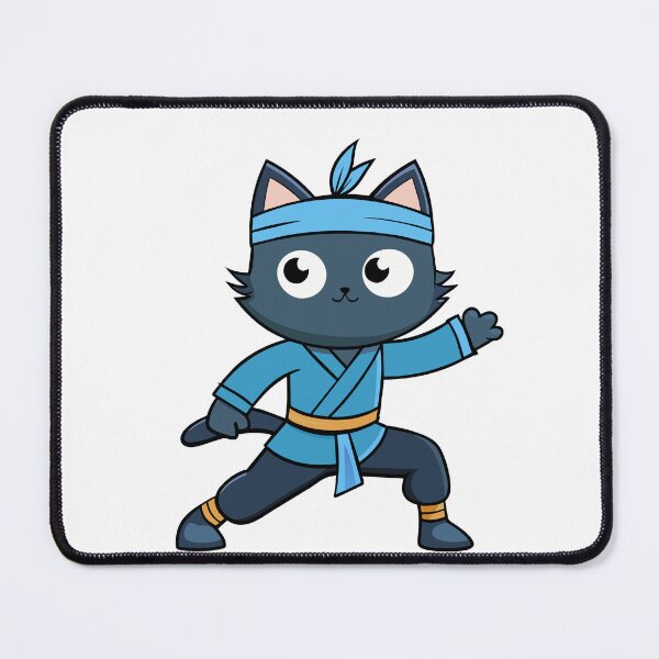 Item preview, Kitty Ninja Masters Martial Arts in Tranquil Surroundings designed and sold by omerfdln34.