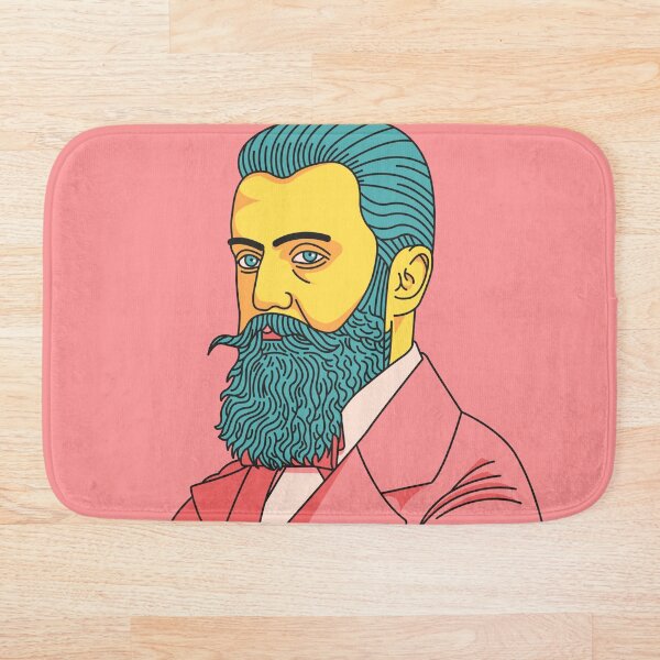 Item preview, Theodor Herzl como el hipster de moda; diseño vectorial designed and sold by GreissDesign.