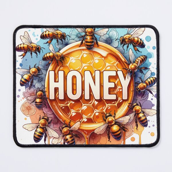 Item preview, Honey with Bumblebees designed and sold by PassionforLove.