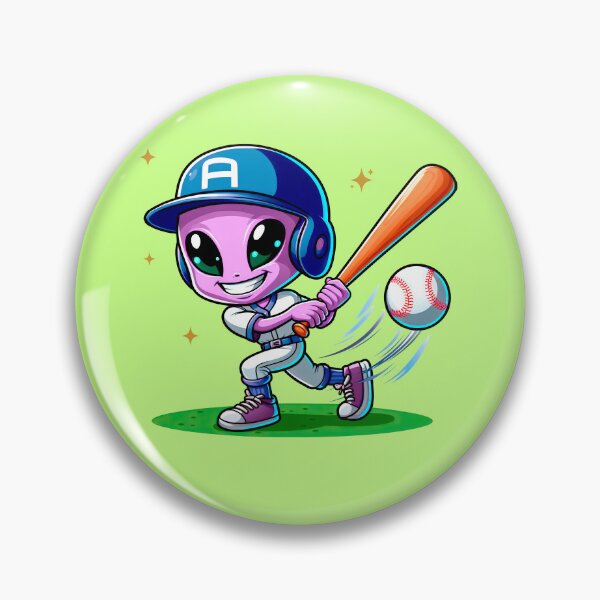 Artikelvorschau, Galactic Home Run - Alien-Cartoon entworfen und verkauft von Second Draft Visuals.