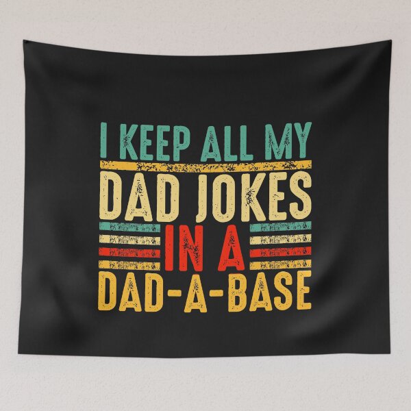 Item preview, Colorful Distressed Dad Jokes Design designed and sold by AlienOccupation.