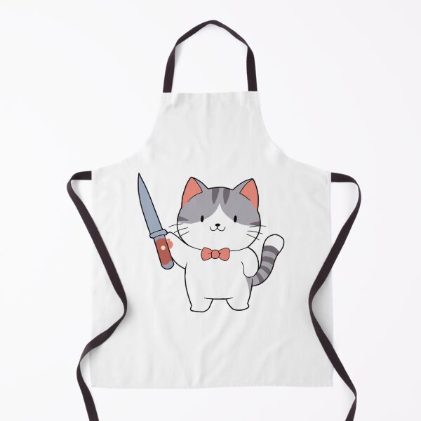 Item preview, Cat with a Knife Peeker designed and sold by WhelmdStudios .