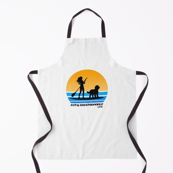 Item preview, SUP and Sheepadoodle Standup Paddleboarding Dog Mom designed and sold by Guarddogdrive.