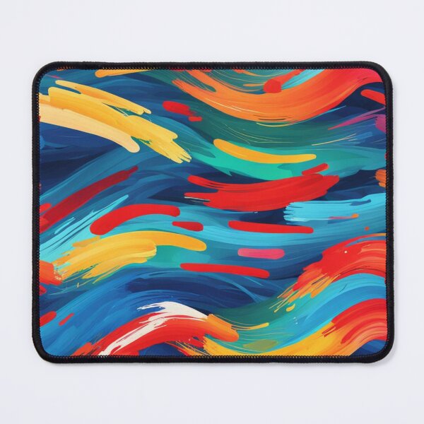 Item preview, Abstract Colorful Paint Brush Strokes Pattern designed and sold by calibrit.