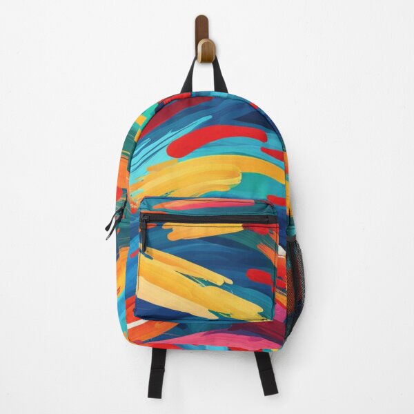 Item preview, Abstract Colorful Paint Brush Strokes Pattern designed and sold by calibrit.
