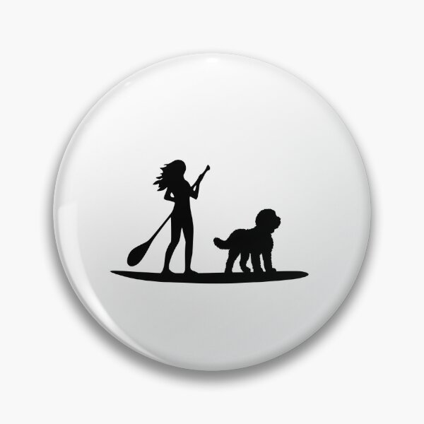 Item preview, Women's SUP Standup Paddleboard Summer Sheepadoodle Gift  designed and sold by Guarddogdrive.