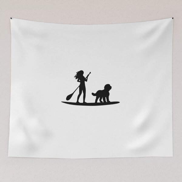 Item preview, Women's SUP Standup Paddleboard Summer Sheepadoodle Gift  designed and sold by Guarddogdrive.