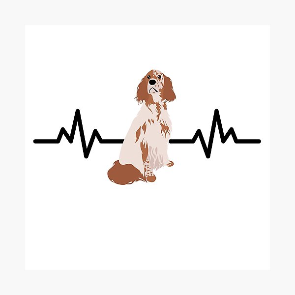 Artikelvorschau, Englischer Setter Herzschlag entworfen und verkauft von TheAnimalZ00.