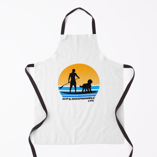 Item preview, SUP and Sheepadoodle Life Standup Paddleboarding Dog Dad designed and sold by Guarddogdrive.