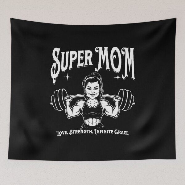 Item preview, Mother's Day 2024 Super Mother: Love, Strength, Infinite Grace designed and sold by Loviness.