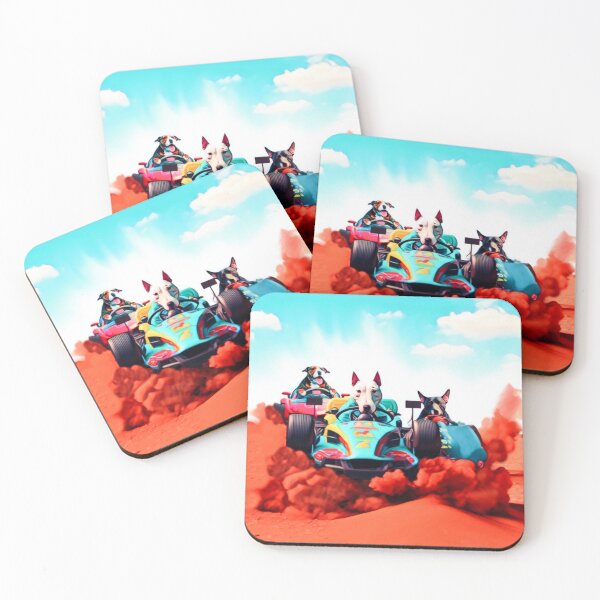 Item preview, Bull Terrier Desert Race designed and sold by SmARTNiki.