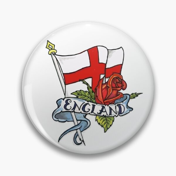 Item preview, England British flag english rose designed and sold by LaughingProf.