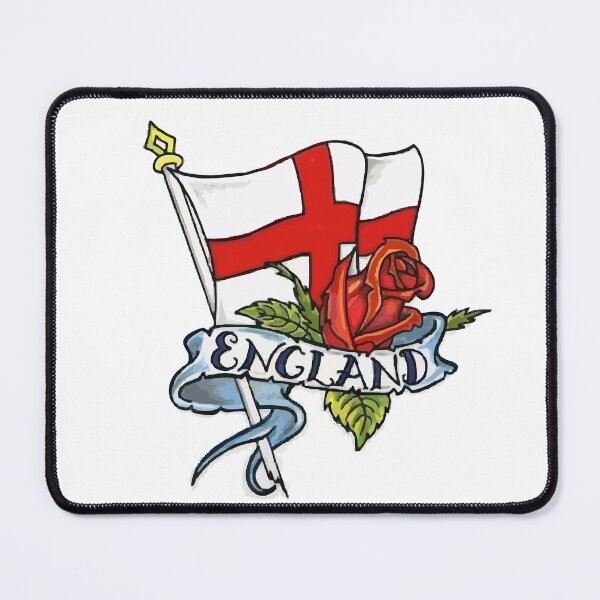 Item preview, England British flag english rose designed and sold by LaughingProf.