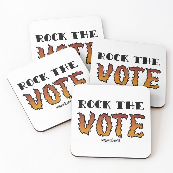 Item preview, “Rock The Vote” Flash Tattoo designed and sold by IntrepidBeans.