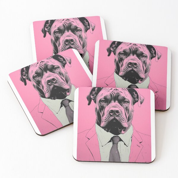 Artikelvorschau, Cane Corso in Rosa entworfen und verkauft von luvandsocial.